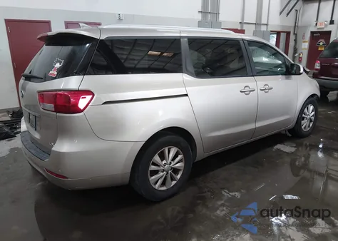 2017 Kia Sedona Lx из США, поврежденный, VIN KNDMB5C19H6233543